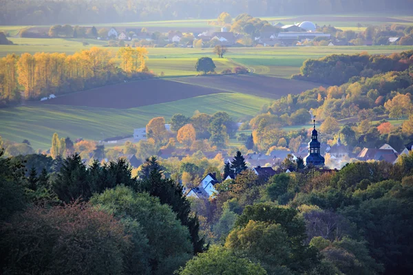 Autumn Rural Landscape near Coburg — Stock Photo, Image