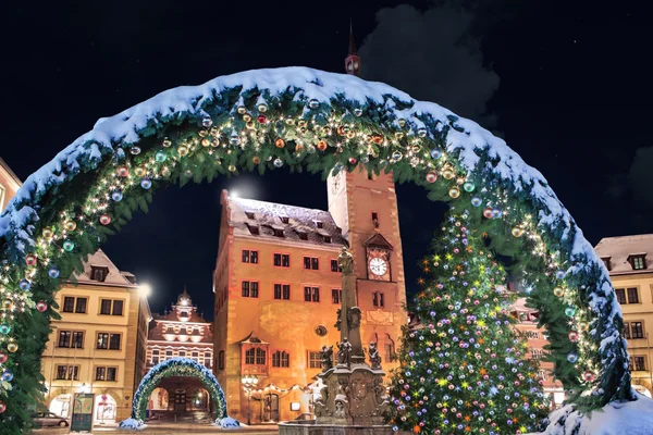 Der Weihnachtsmarkt — Stockfoto