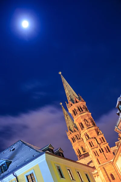 Wuerzburg at night — Stock Photo, Image