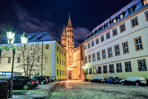 Wuerzburg di notte — Foto Stock