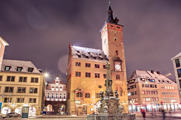 Wuerzburg por la noche —  Fotos de Stock