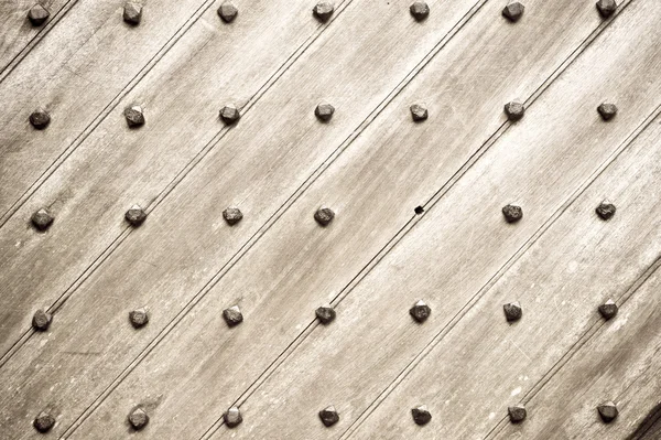 Studded wooden surface — Stock Photo, Image