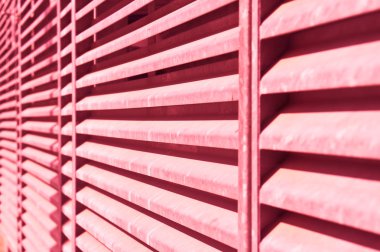 Soyut resim olarak alan sığ derinliği olan metal barlar