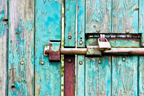 Bolted gate — Stock Photo, Image