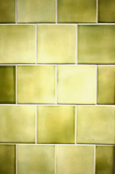 Azulejos verdes — Foto de Stock