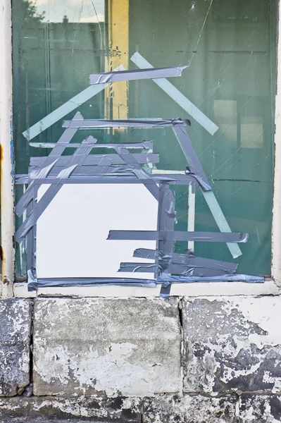 A Broken window — Stock Photo, Image