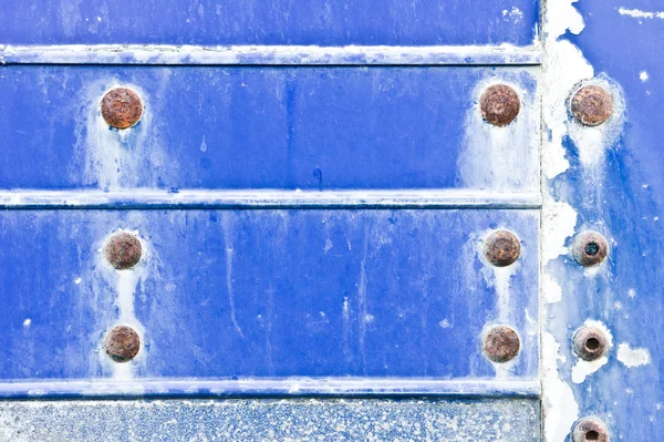 Синий металлический фон — стоковое фото