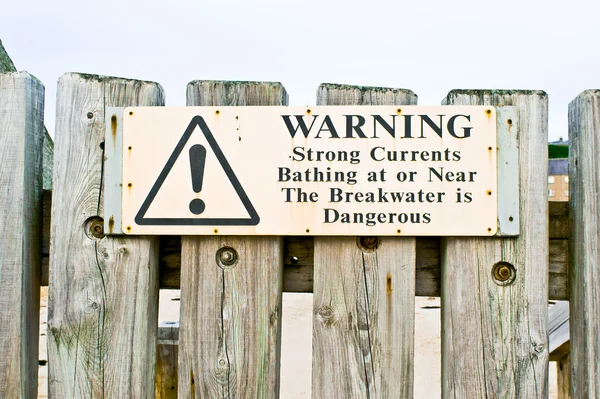 A Warning sign — Stock Photo, Image