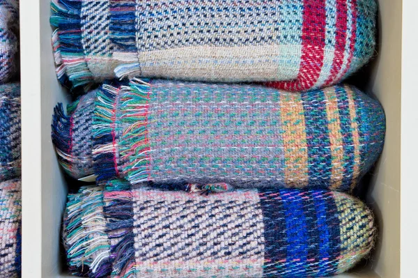 一些羊毛毯子 — 图库照片