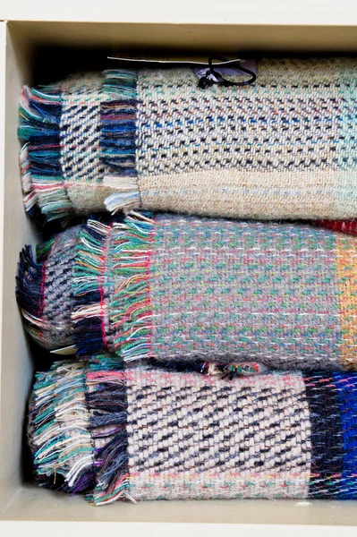 Alcune coperte di lana — Foto Stock