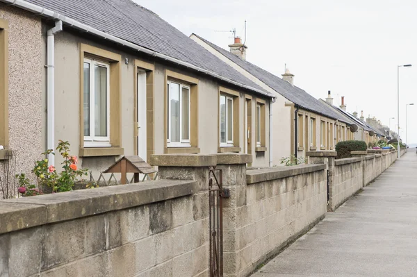 Bungalows in scotland Stock Photo