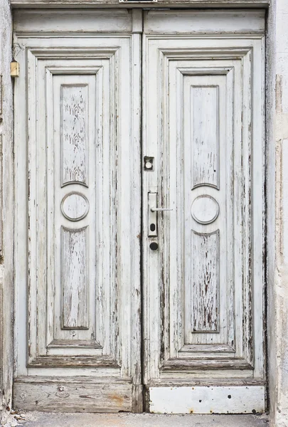 Dřevěné dveře. — Stock fotografie