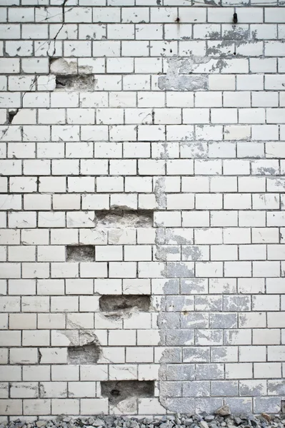 Una pared dañada —  Fotos de Stock