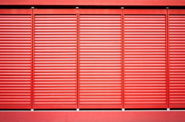 Kırmızı metal zemin