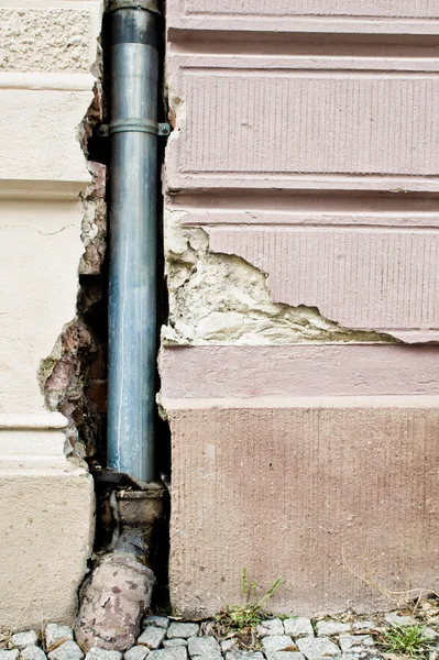 Eine bröckelnde Mauer — Stockfoto