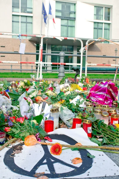 Homenajes para París — Foto de Stock