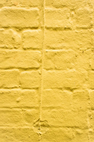 Sarı tuğla duvar — Stok fotoğraf