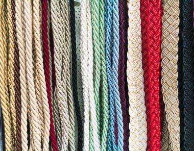 Curtain cords background clipart