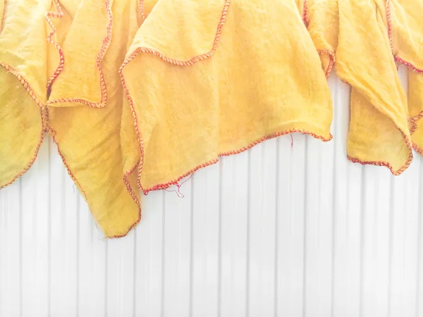 Gelbe Staubtücher — Stockfoto