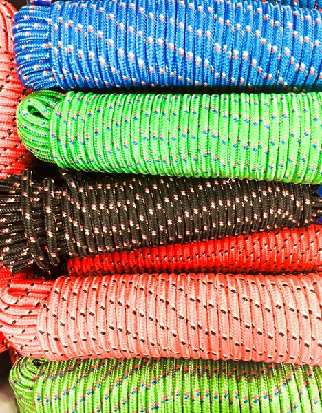 Colorful rope background — Stock Photo, Image