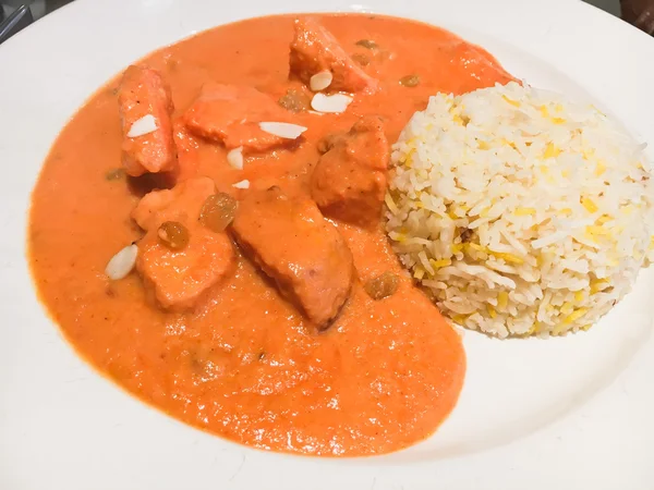 Curry on a plate — Stock Photo, Image