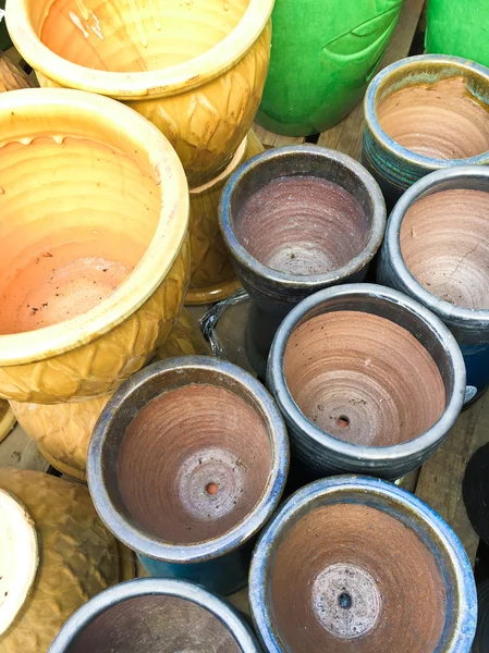 Seleção de vasos vegetais — Fotografia de Stock