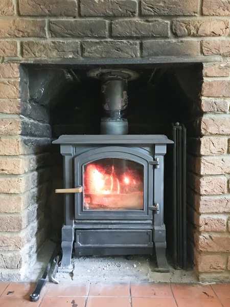 Wood burning stove — Stock Photo, Image