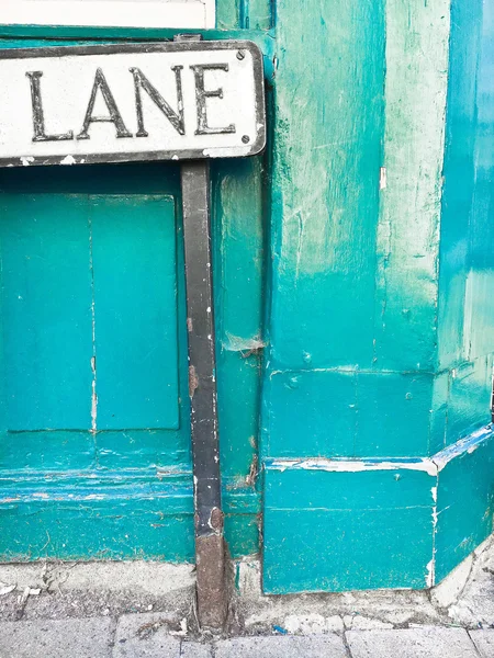 A lane sign — Stock Photo, Image