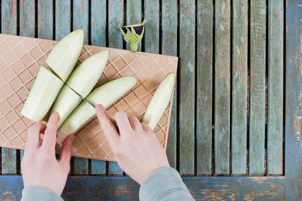 Aubergines — Stockfoto