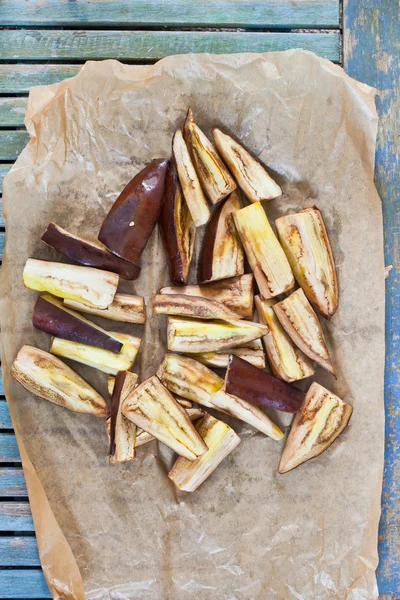 Gegrilde aubergine — Stockfoto