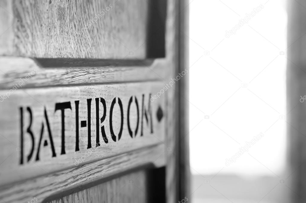 Bathroom door