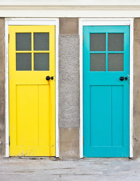 Puertas coloridas — Foto de Stock