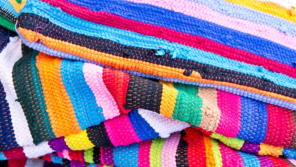 Färgglad textil — Stockfoto