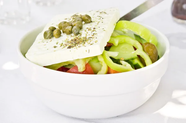 Griekse salade — Stockfoto