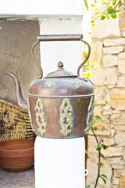 Antique kettle — Stock Photo, Image