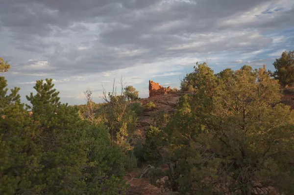 Torres Cuevas Sitio Ancestral Puebloan Osos Monumento Nacional Sureste Utah — Foto de Stock