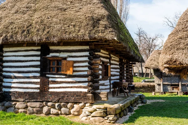Традиционный сельский дом из Трансильвании, Румыния — стоковое фото