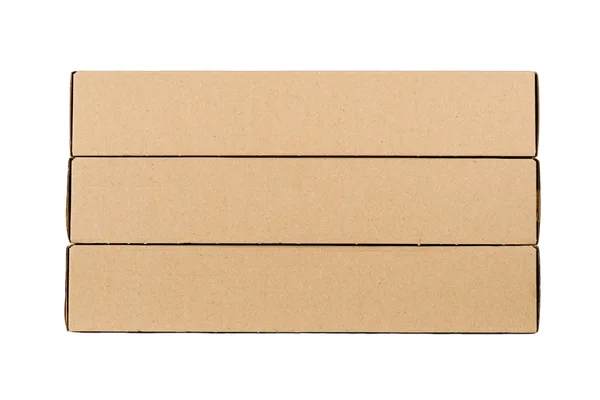 Cardboard boxes isolated on a white background — Stock Photo, Image