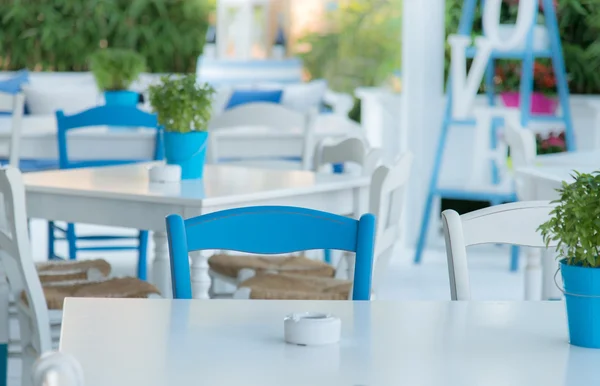 Greek Restaurant - exterior — Stock Photo, Image