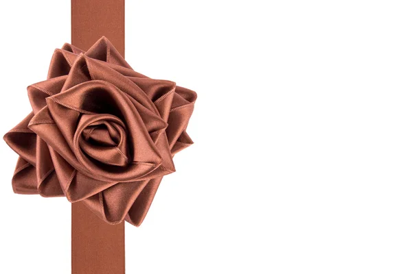 Ribbon tied as a rose — Stock Photo, Image