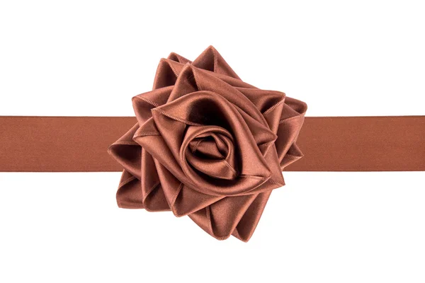 Ribbon tied as a rose — Stock Photo, Image