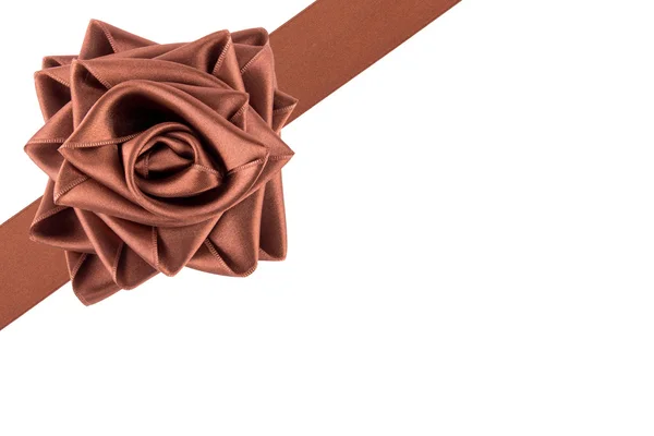 Ribbon tied as a rose — Stock Photo, Image