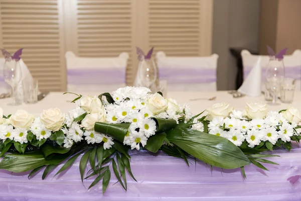 Conjunto de mesa para uma festa de evento ou casamento — Fotografia de Stock