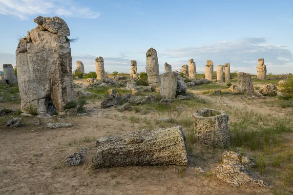 Pobiti kamani - phenomenon rock formations in Bulgaria near Varna — Stock Photo, Image