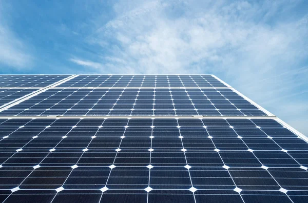 Photovoltaic panels - alternative electricity source — Stock Photo, Image