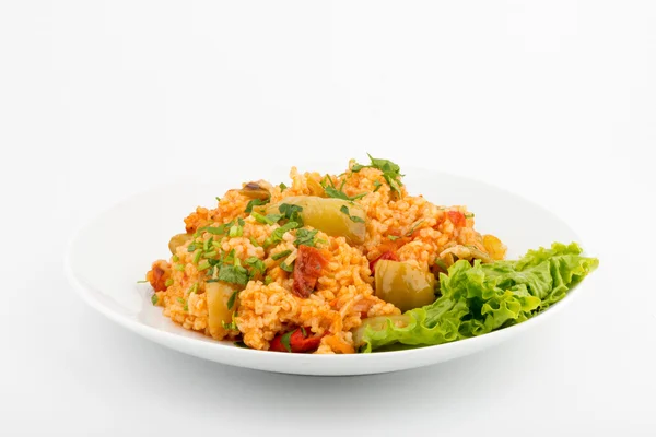 Arroz com legumes . — Fotografia de Stock