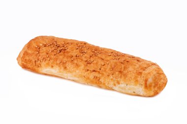 Puf böreği izole beyaz