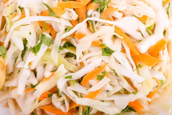 Cabbage salad with carrots — Stock Photo, Image