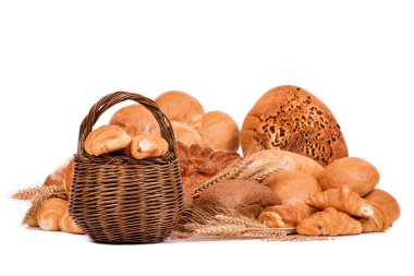 Natürmort ekmek farklı türde