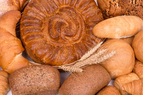 Still life of different kinds of bread — Stock Photo, Image
